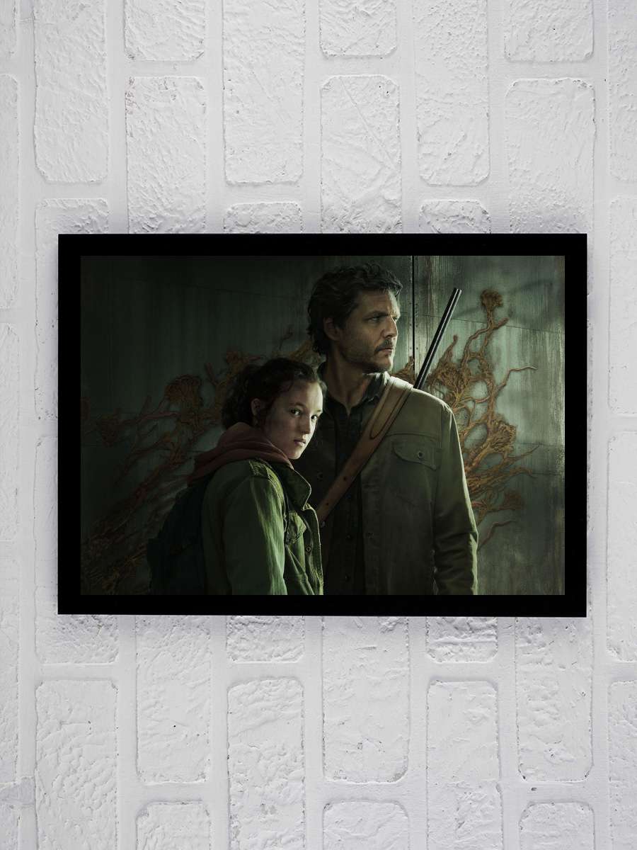 The Last of Us Dizi Tablo Siyah Çerçeveli Dizi Poster Duvar Tablo