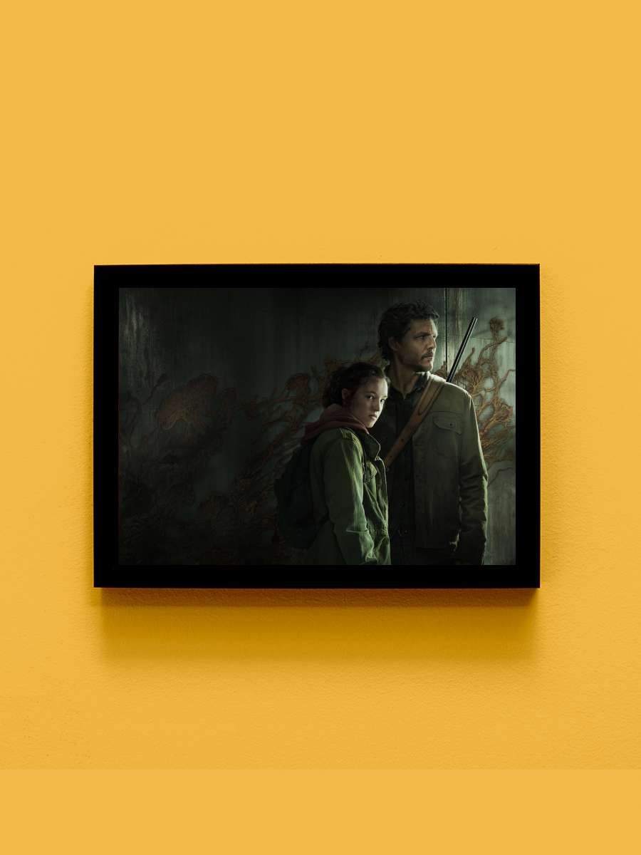 The Last of Us Dizi Tablo Siyah Çerçeveli Dizi Poster Duvar Tablo