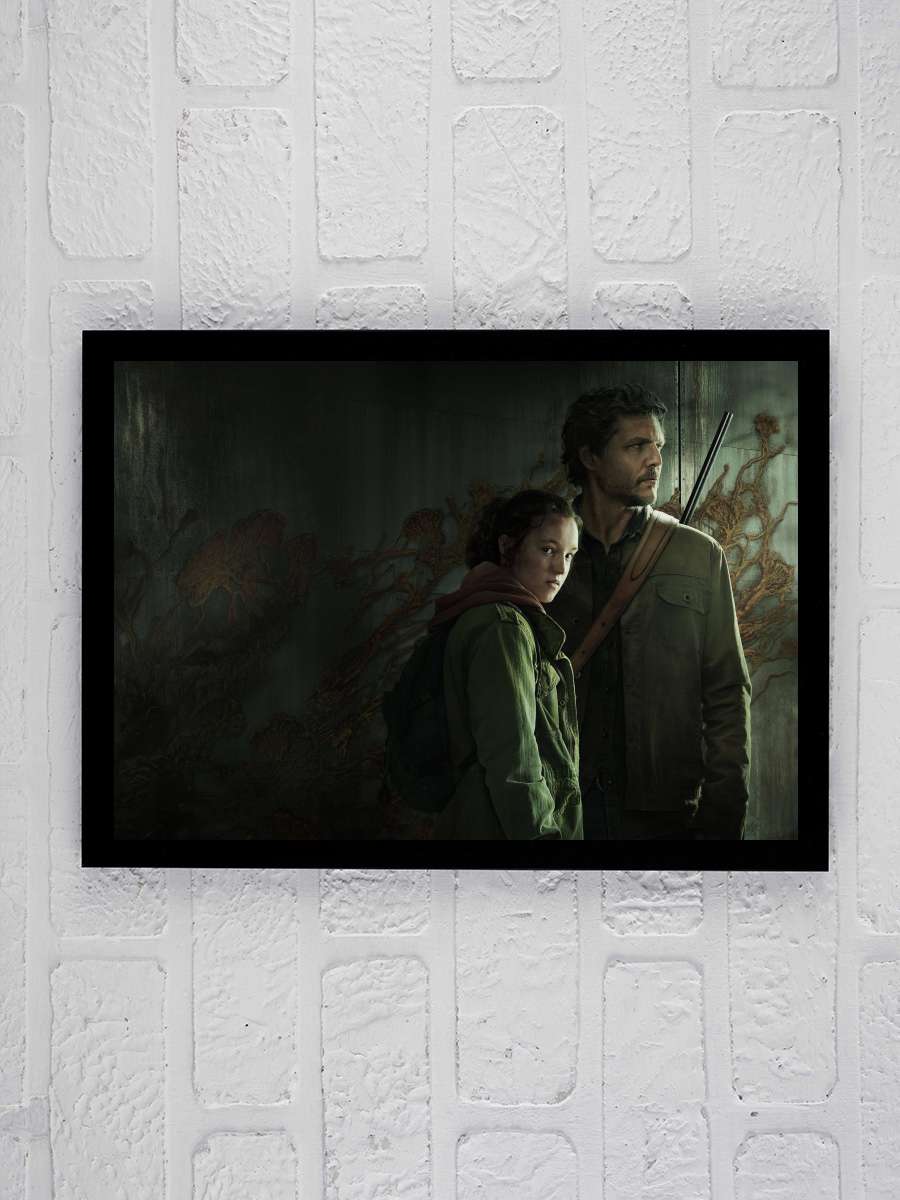 The Last of Us Dizi Tablo Siyah Çerçeveli Dizi Poster Duvar Tablo