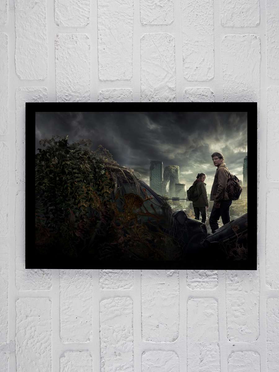 The Last of Us Dizi Tablo Siyah Çerçeveli Dizi Poster Duvar Tablo