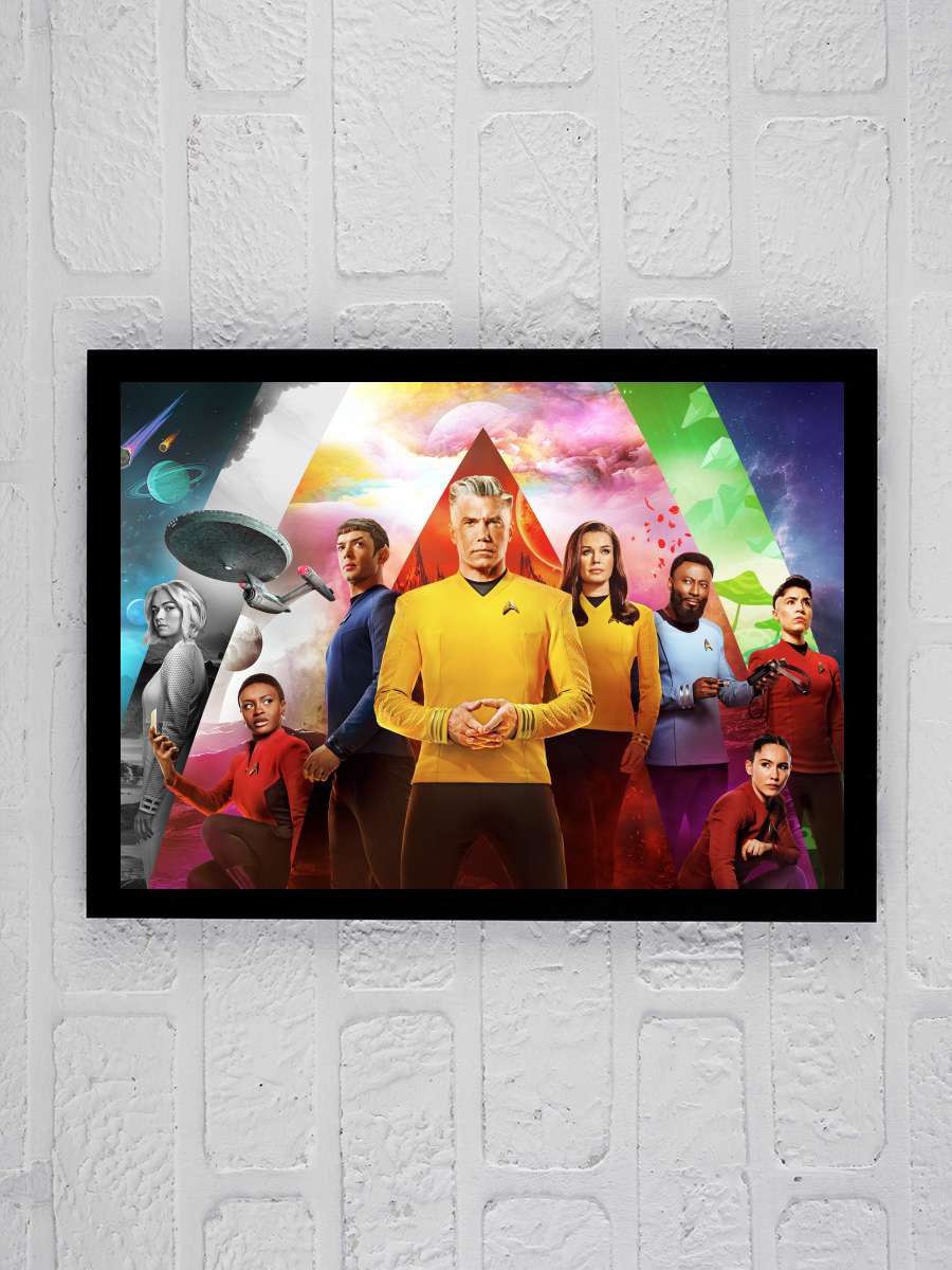 Star Trek: Strange New Worlds Dizi Tablo Siyah Çerçeveli Dizi Poster Duvar Tablo