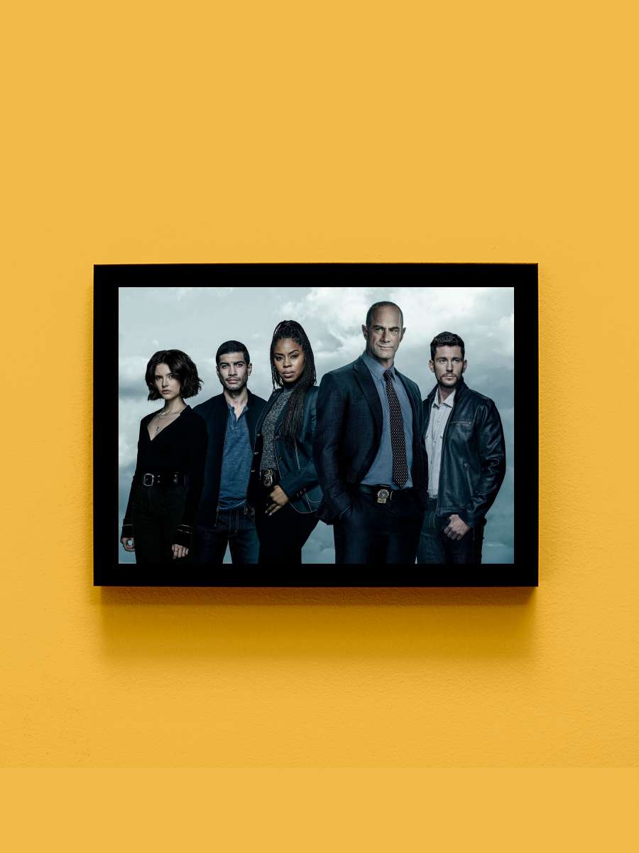 Law & Order: Organized Crime Dizi Tablo Siyah Çerçeveli Dizi Poster Duvar Tablo