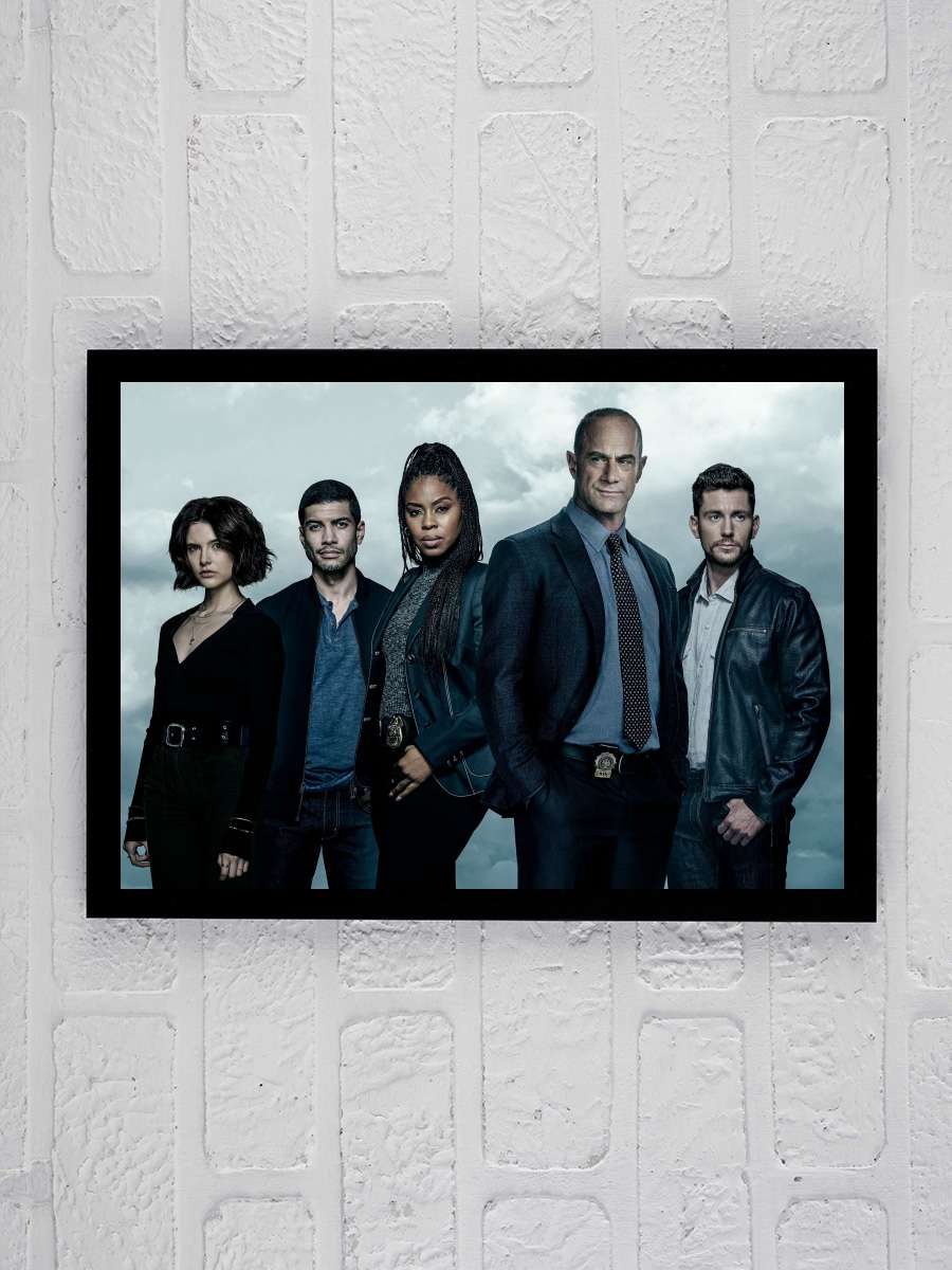 Law & Order: Organized Crime Dizi Tablo Siyah Çerçeveli Dizi Poster Duvar Tablo