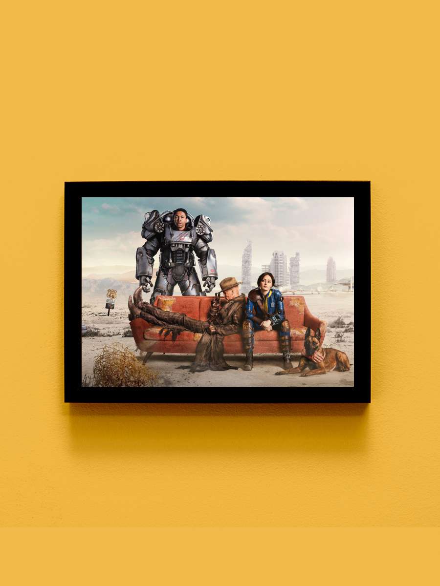 Fallout Dizi Tablo Siyah Çerçeveli Dizi Poster Duvar Tablo