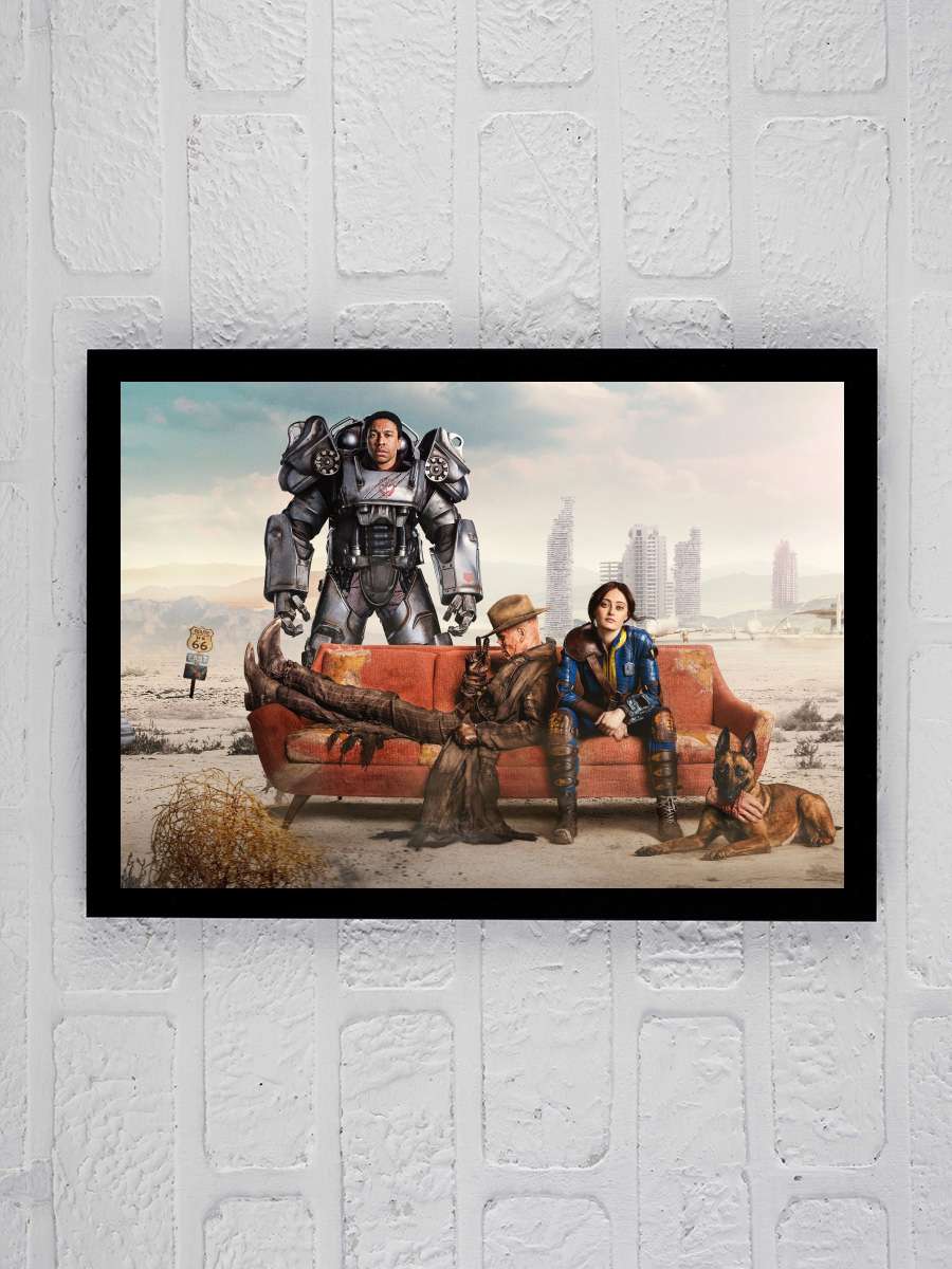 Fallout Dizi Tablo Siyah Çerçeveli Dizi Poster Duvar Tablo