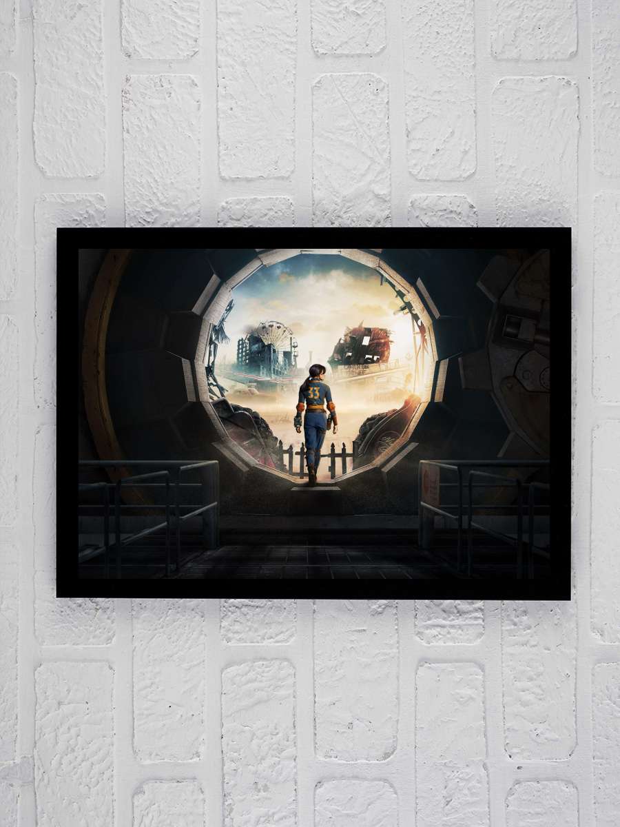 Fallout Dizi Tablo Siyah Çerçeveli Dizi Poster Duvar Tablo