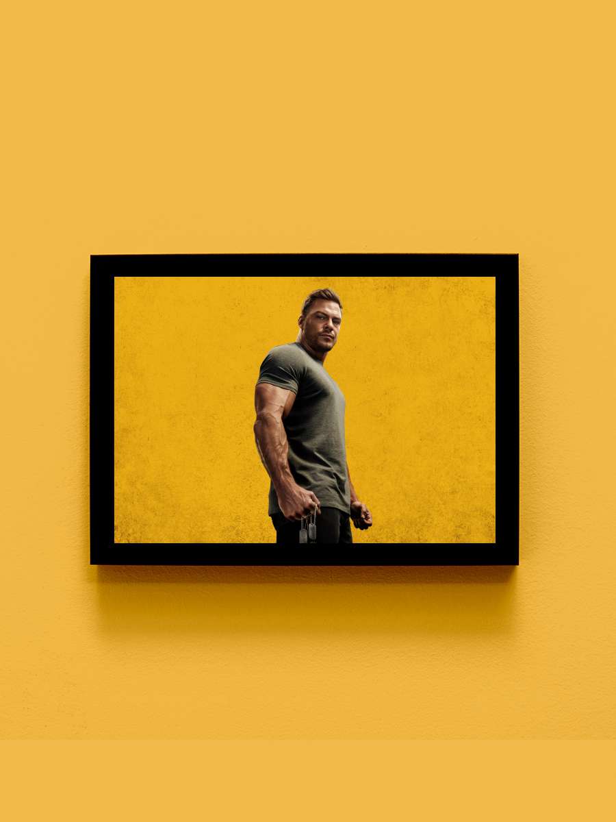 Reacher Dizi Tablo Siyah Çerçeveli Dizi Poster Duvar Tablo