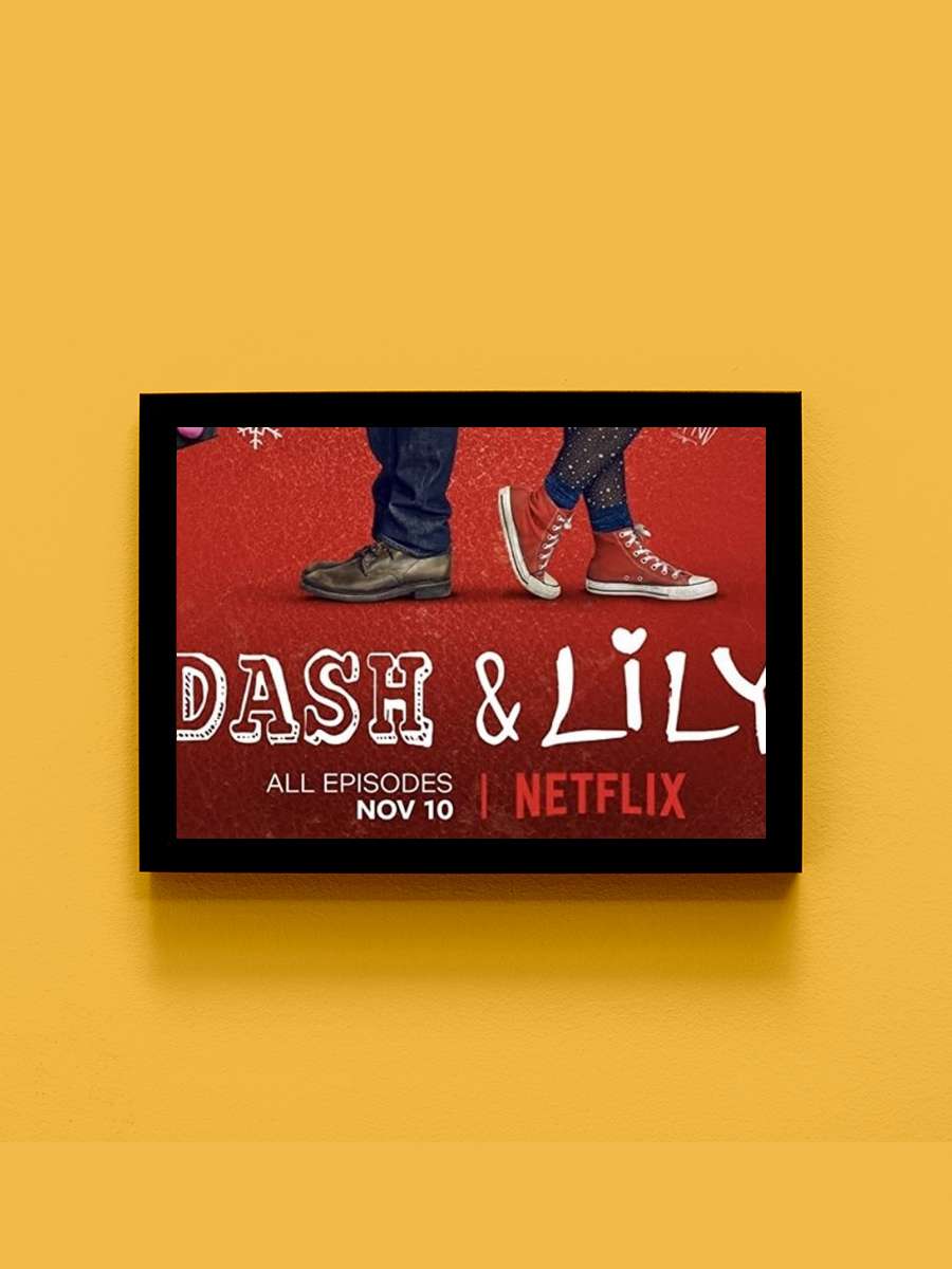 Bize Çıkan Yollar - Dash & Lily Dizi Tablo Siyah Çerçeveli Dizi Poster Duvar Tablo