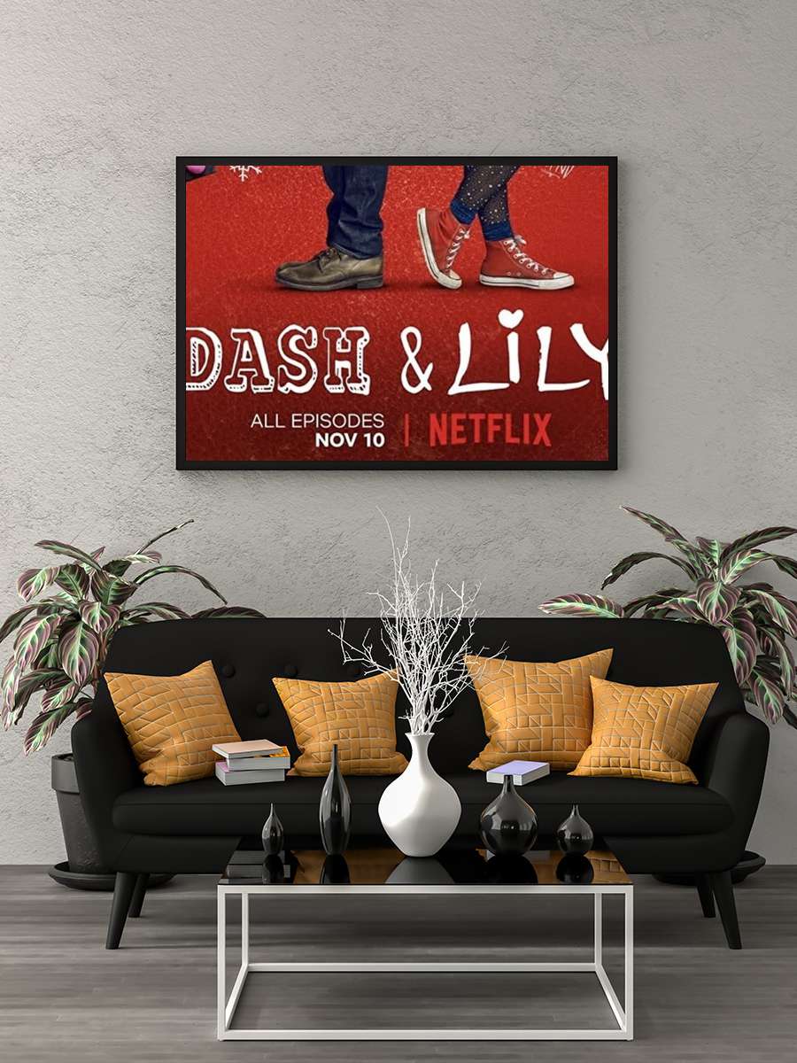 Bize Çıkan Yollar - Dash & Lily Dizi Tablo Siyah Çerçeveli Dizi Poster Duvar Tablo