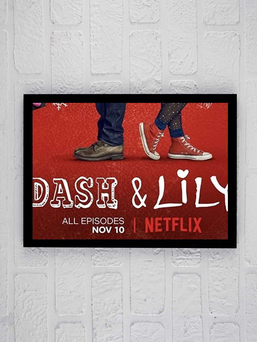 Bize Çıkan Yollar - Dash & Lily Dizi Tablo Siyah Çerçeveli Dizi Poster Duvar Tablo