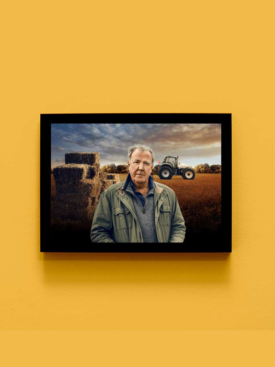 Clarkson'ın Çiftliği - Clarkson's Farm Dizi Tablo Siyah Çerçeveli Dizi Poster Duvar Tablo