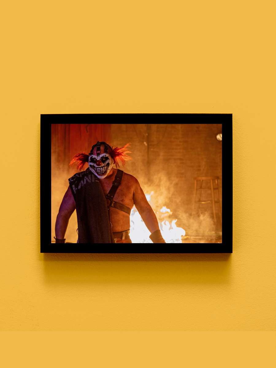 Twisted Metal Dizi Tablo Siyah Çerçeveli Dizi Poster Duvar Tablo