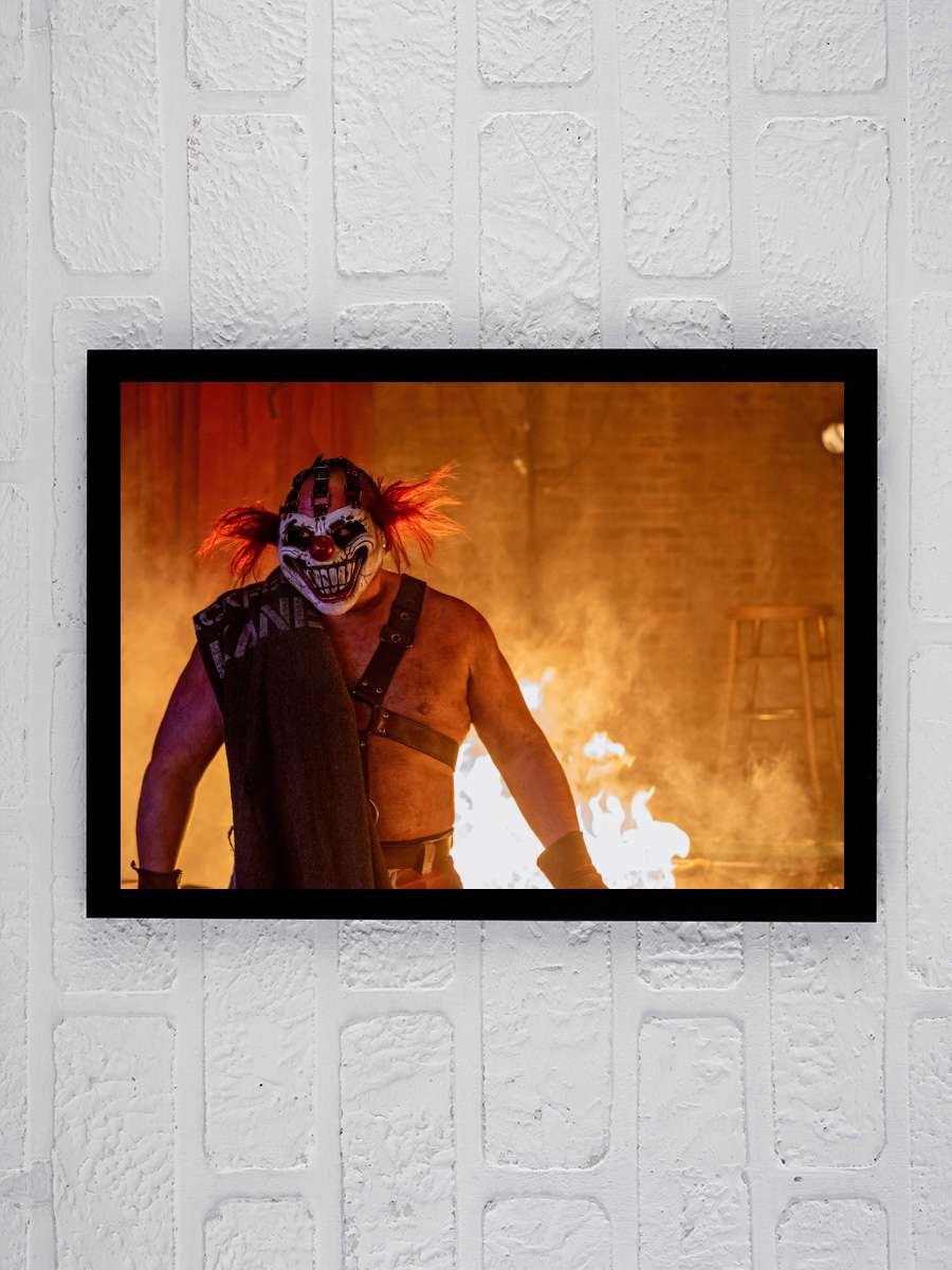 Twisted Metal Dizi Tablo Siyah Çerçeveli Dizi Poster Duvar Tablo