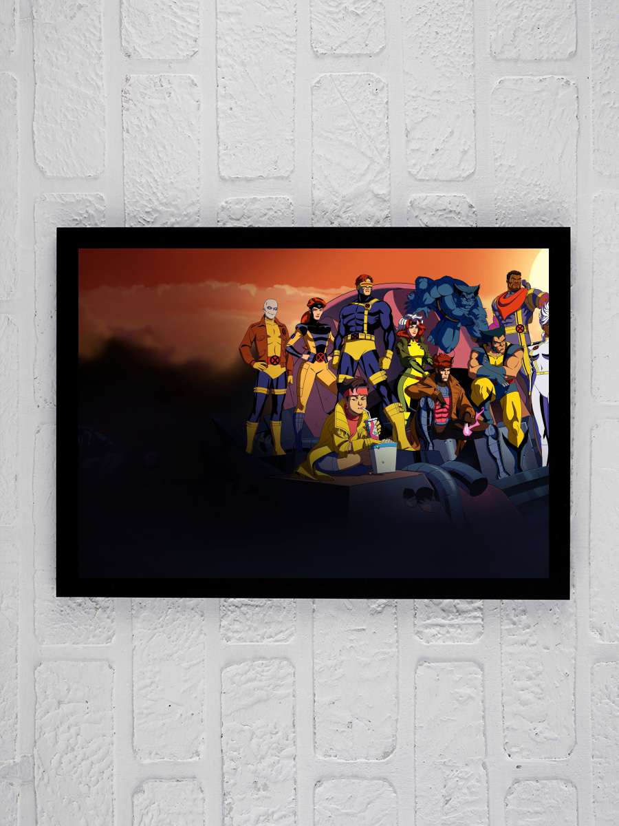 X-Men '97 Dizi Tablo Siyah Çerçeveli Dizi Poster Duvar Tablo