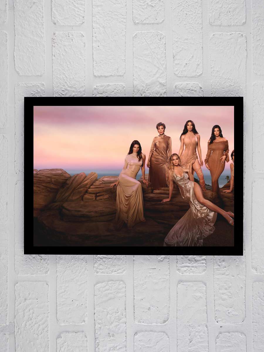 The Kardashians Dizi Tablo Siyah Çerçeveli Dizi Poster Duvar Tablo