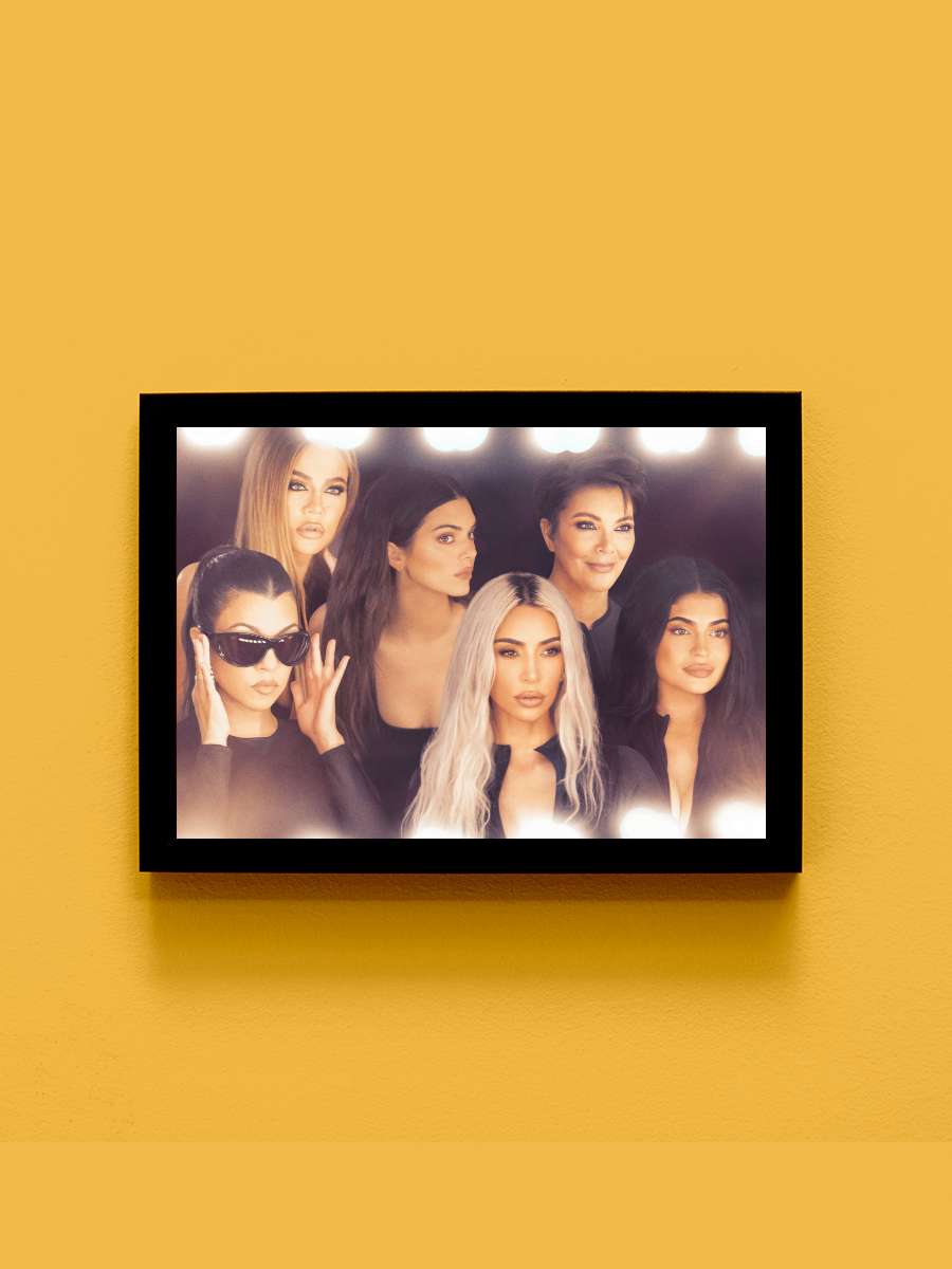 The Kardashians Dizi Tablo Siyah Çerçeveli Dizi Poster Duvar Tablo