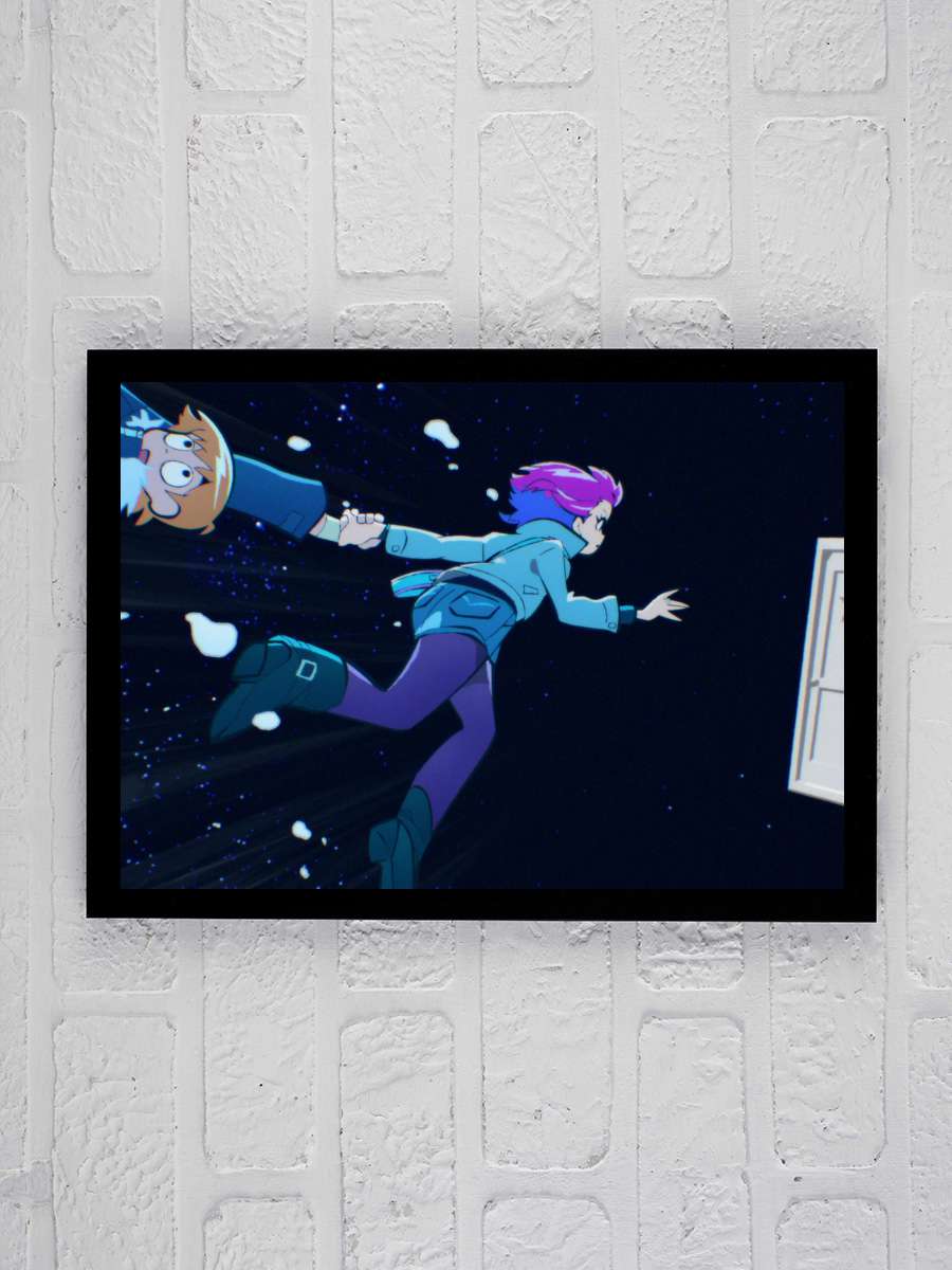 Scott Pilgrim Takes Off Dizi Tablo Siyah Çerçeveli Dizi Poster Duvar Tablo