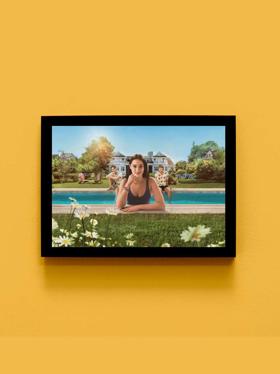 Güzelleştiğim O Yaz - The Summer I Turned Pretty Dizi Tablo Siyah Çerçeveli Dizi Poster Duvar Tablo