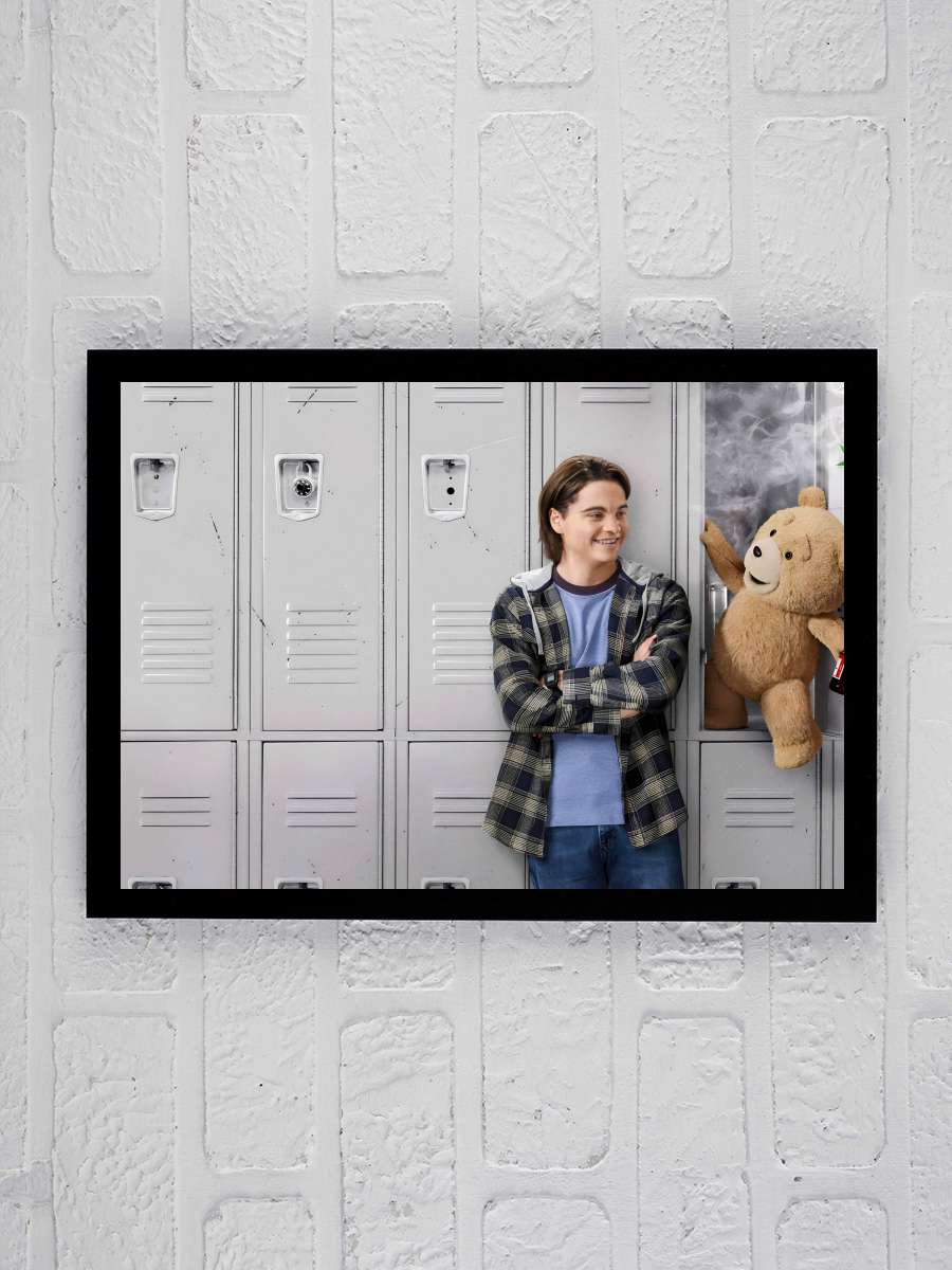 ted Dizi Tablo Siyah Çerçeveli Dizi Poster Duvar Tablo