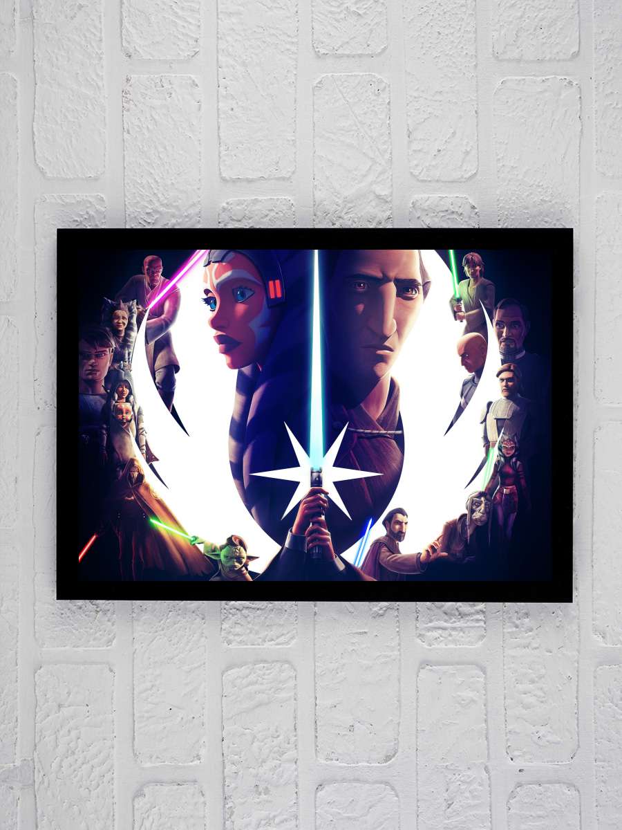 Star Wars: Tales of the Jedi Dizi Tablo Siyah Çerçeveli Dizi Poster Duvar Tablo