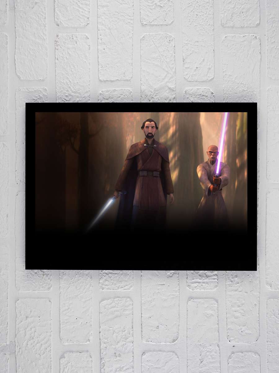 Star Wars: Tales of the Jedi Dizi Tablo Siyah Çerçeveli Dizi Poster Duvar Tablo