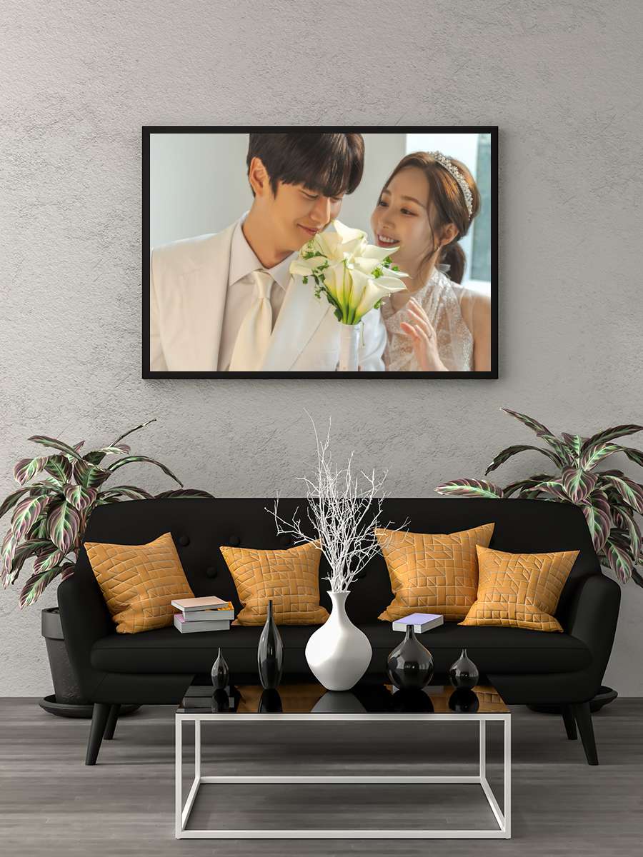 Marry My Husband - 내 남편과 결혼해줘 Dizi Tablo Siyah Çerçeveli Dizi Poster Duvar Tablo