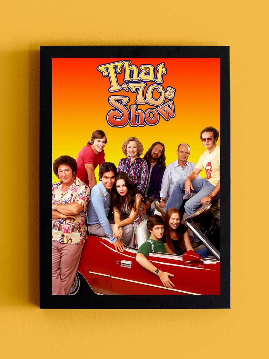 That '70s Show Dizi Tablo Siyah Çerçeveli Dizi Poster Duvar Tablo