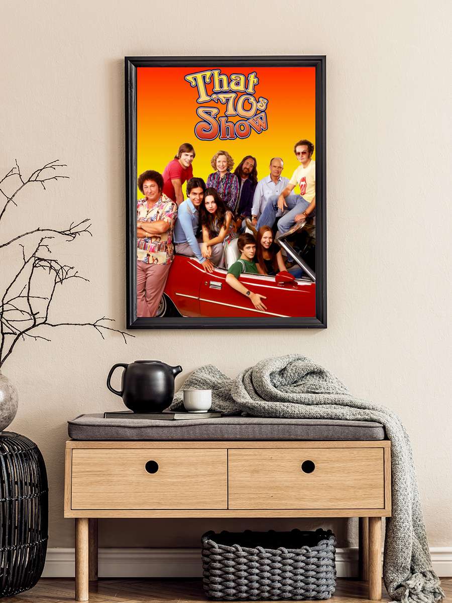 That '70s Show Dizi Tablo Siyah Çerçeveli Dizi Poster Duvar Tablo