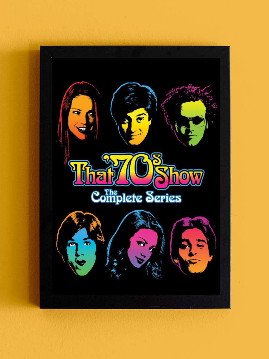 That '70s Show Dizi Tablo Siyah Çerçeveli Dizi Poster Duvar Tablo