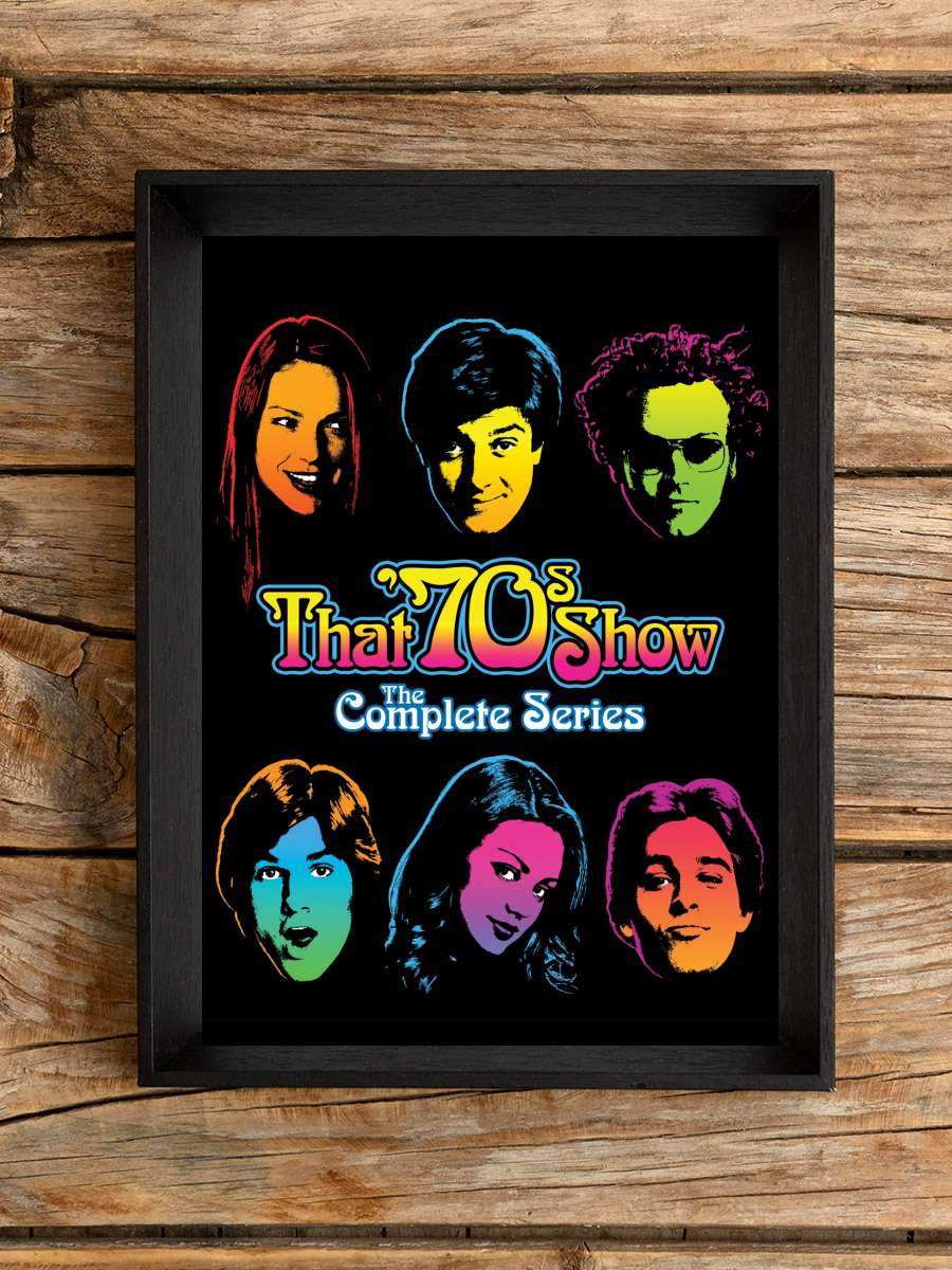 That '70s Show Dizi Tablo Siyah Çerçeveli Dizi Poster Duvar Tablo