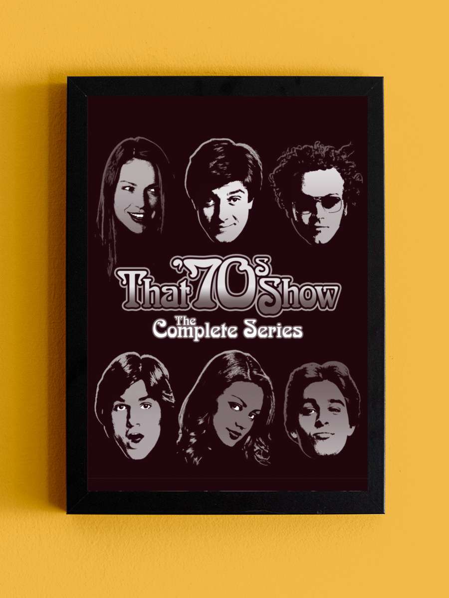 That '70s Show Dizi Tablo Siyah Çerçeveli Dizi Poster Duvar Tablo