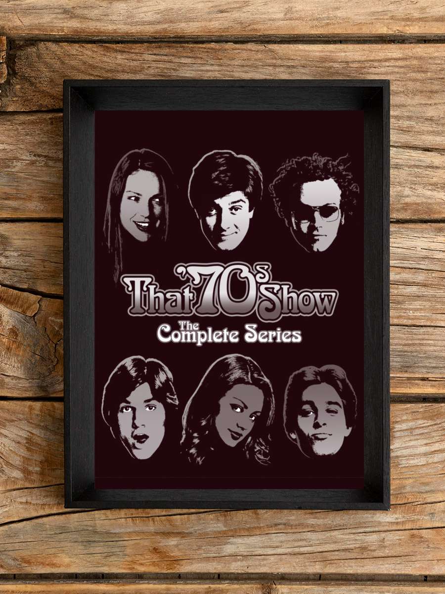 That '70s Show Dizi Tablo Siyah Çerçeveli Dizi Poster Duvar Tablo