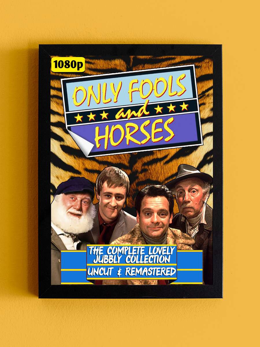 Only Fools and Horses Dizi Tablo Siyah Çerçeveli Dizi Poster Duvar Tablo