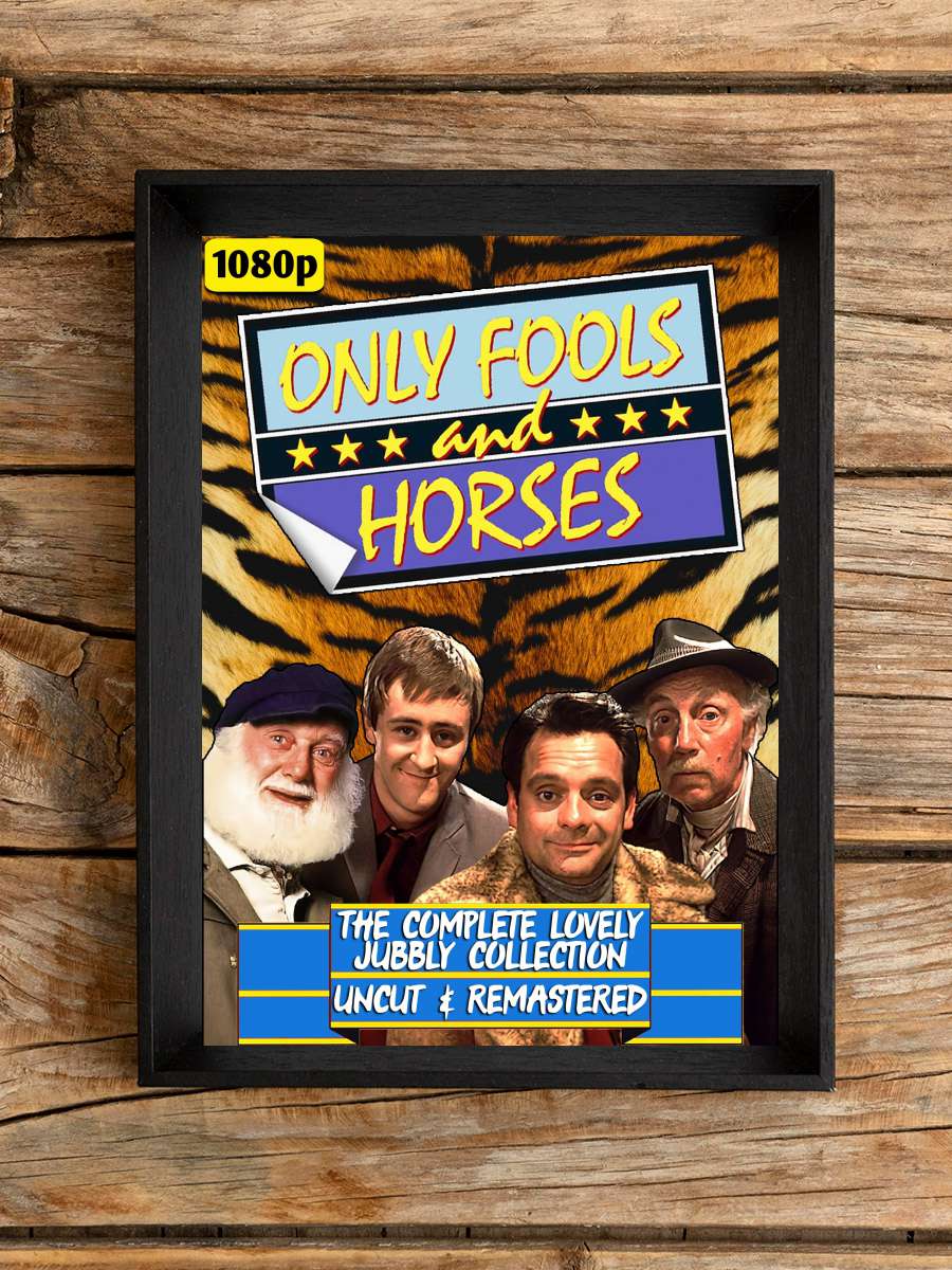 Only Fools and Horses Dizi Tablo Siyah Çerçeveli Dizi Poster Duvar Tablo