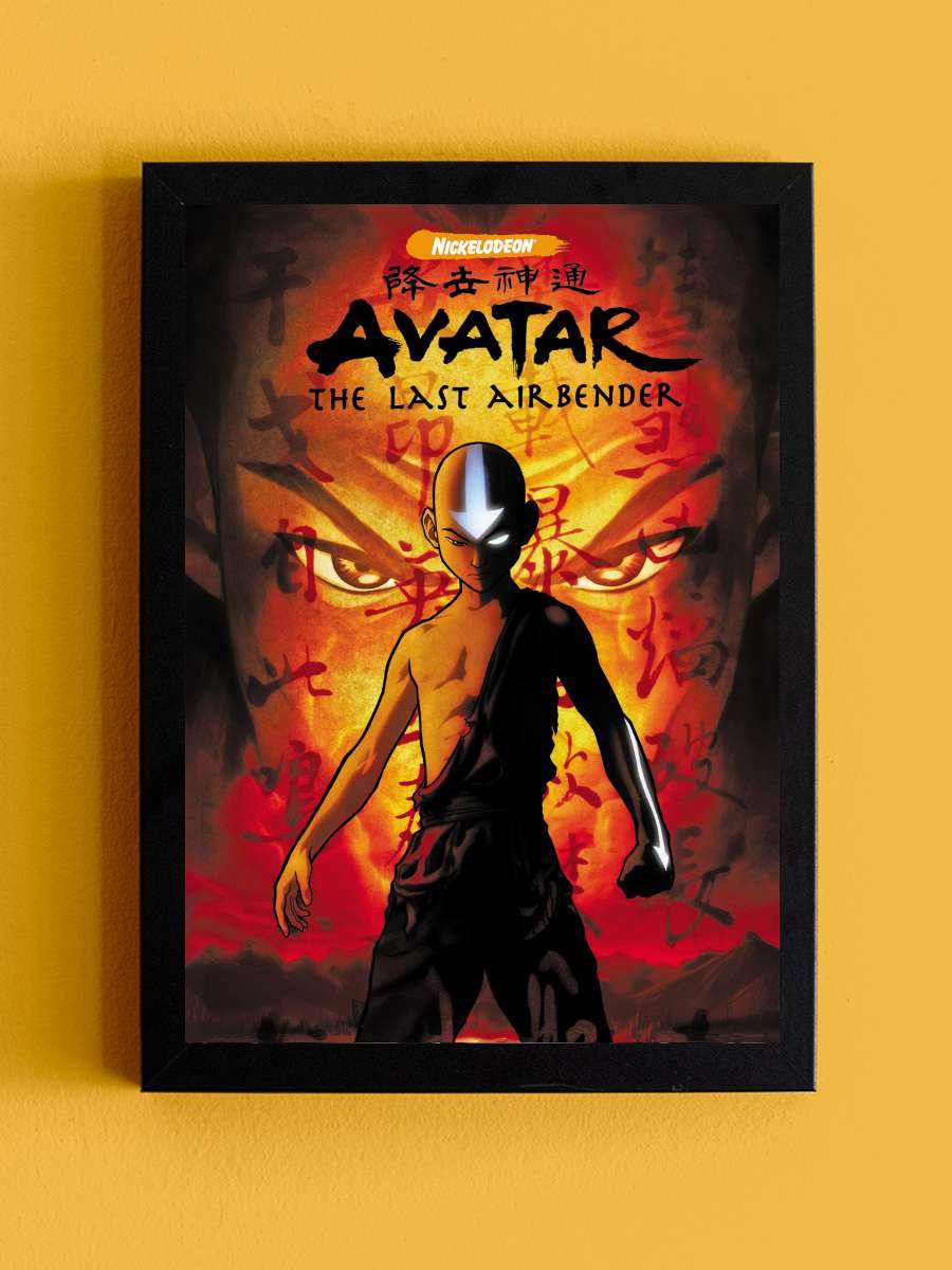 Avatar - Avatar: The Last Airbender Dizi Tablo Siyah Çerçeveli Dizi Poster Duvar Tablo