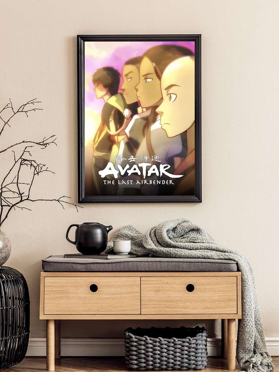 Avatar - Avatar: The Last Airbender Dizi Tablo Siyah Çerçeveli Dizi Poster Duvar Tablo