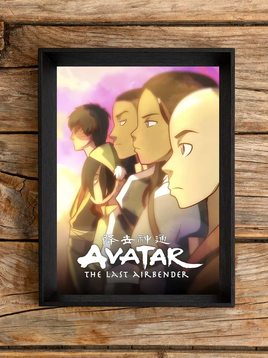 Avatar - Avatar: The Last Airbender Dizi Tablo Siyah Çerçeveli Dizi Poster Duvar Tablo