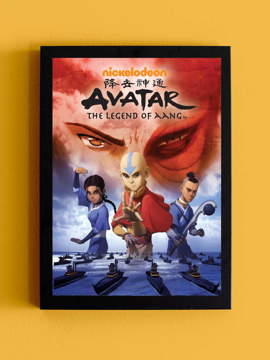 Avatar - Avatar: The Last Airbender Dizi Tablo Siyah Çerçeveli Dizi Poster Duvar Tablo