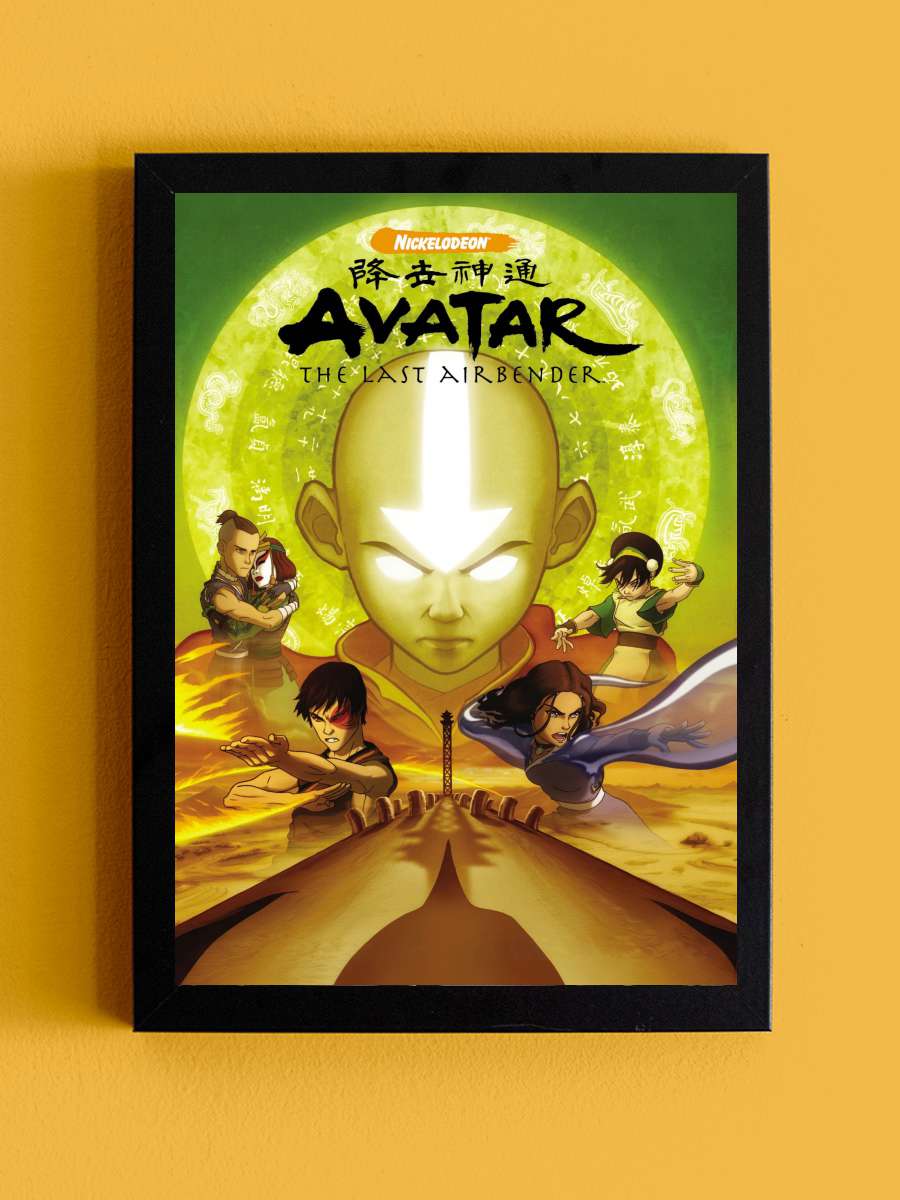 Avatar - Avatar: The Last Airbender Dizi Tablo Siyah Çerçeveli Dizi Poster Duvar Tablo