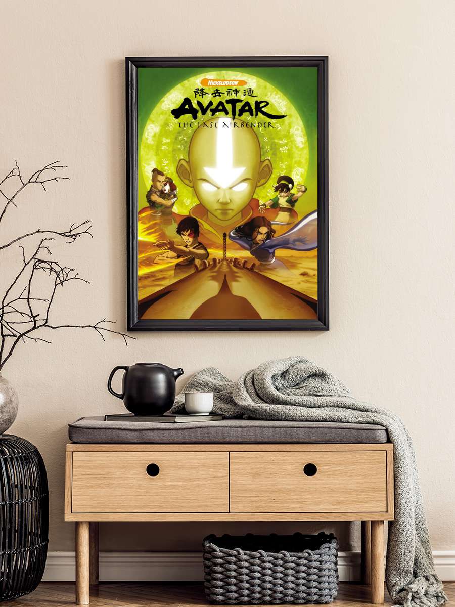 Avatar - Avatar: The Last Airbender Dizi Tablo Siyah Çerçeveli Dizi Poster Duvar Tablo