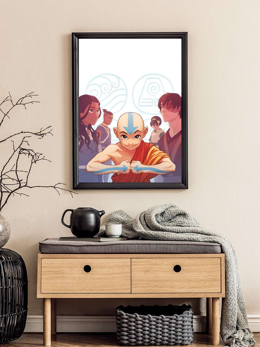 Avatar - Avatar: The Last Airbender Dizi Tablo Siyah Çerçeveli Dizi Poster Duvar Tablo