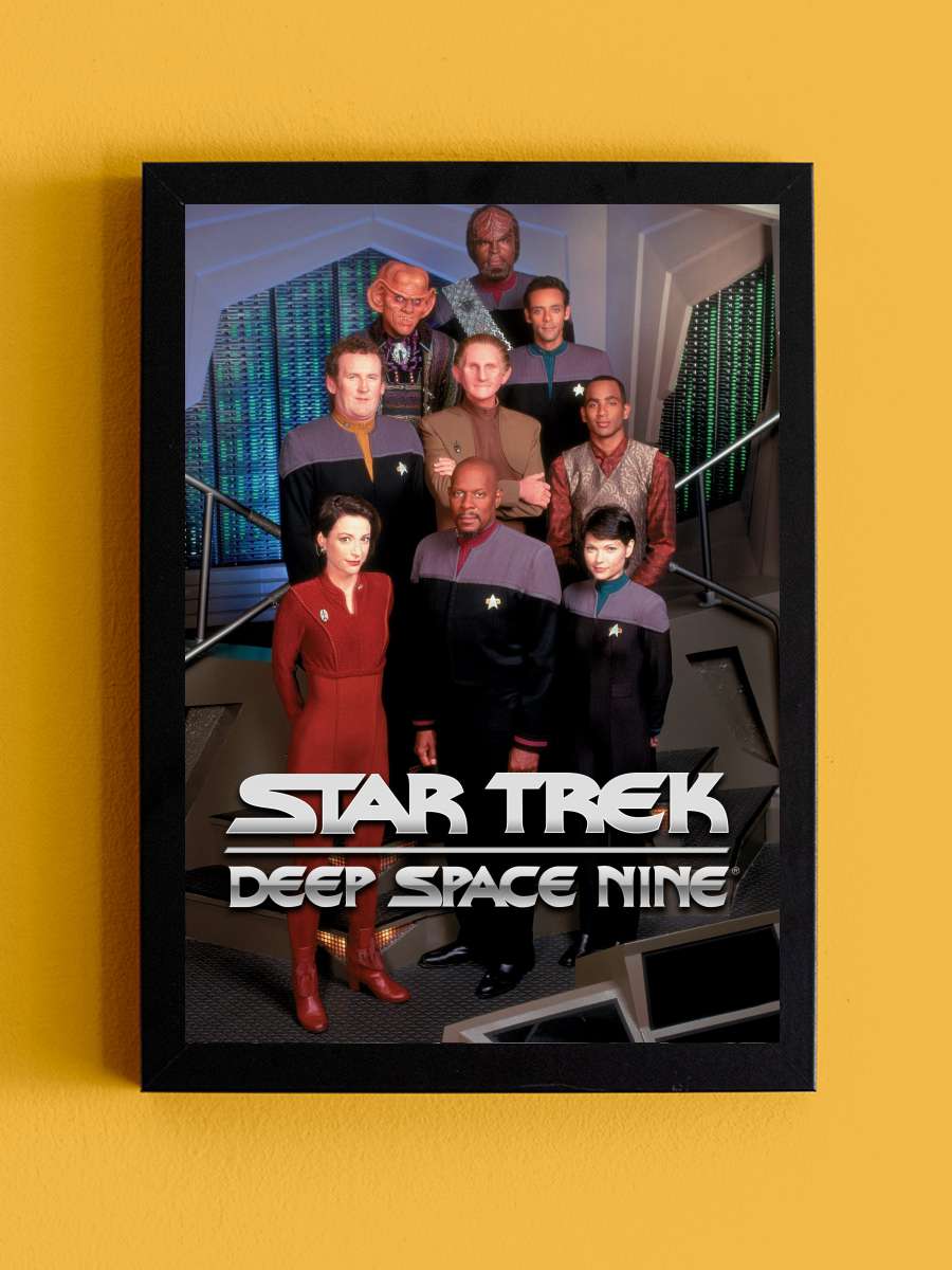 Star Trek: Deep Space Nine Dizi Tablo Siyah Çerçeveli Dizi Poster Duvar Tablo