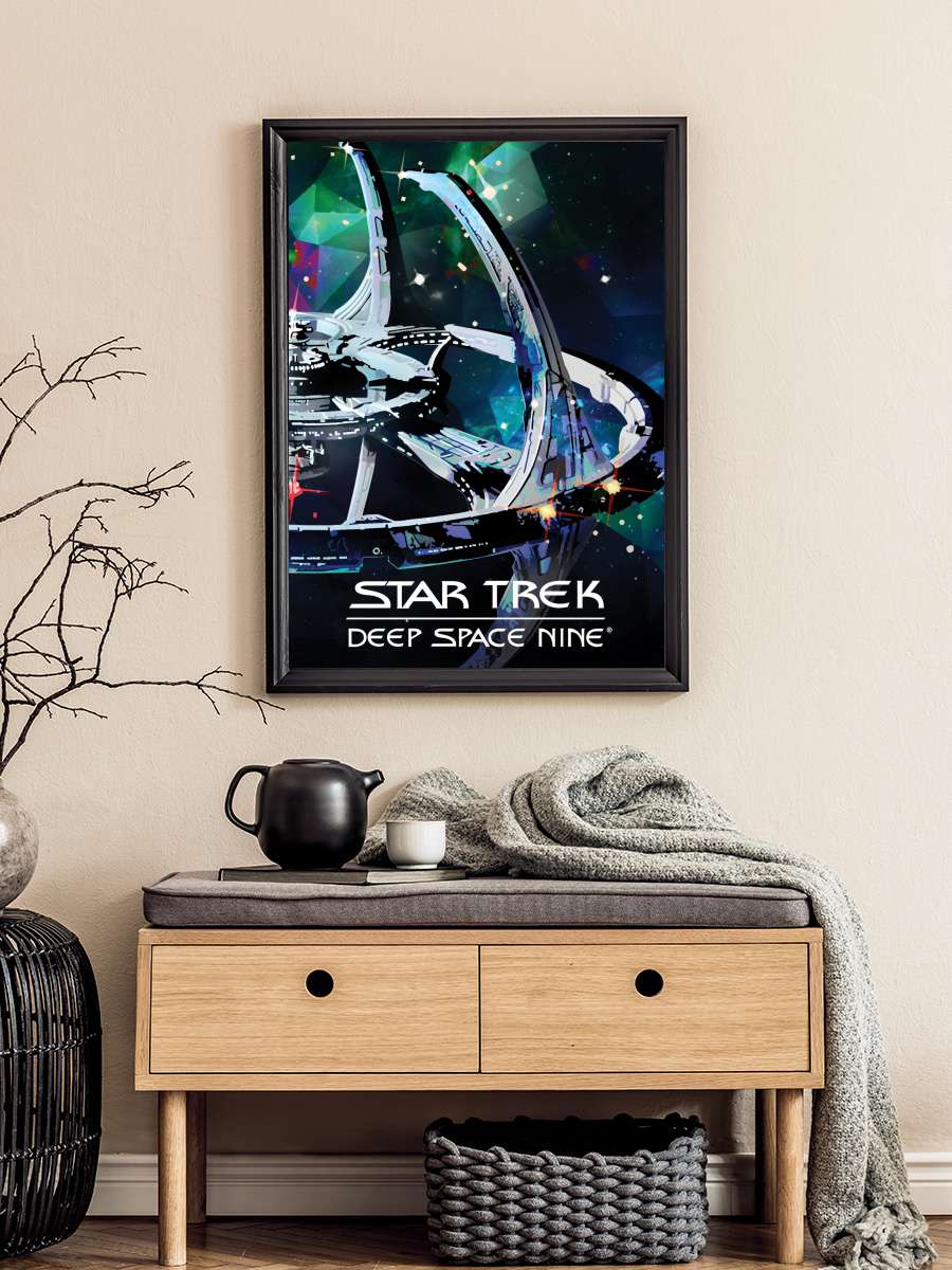 Star Trek: Deep Space Nine Dizi Tablo Siyah Çerçeveli Dizi Poster Duvar Tablo