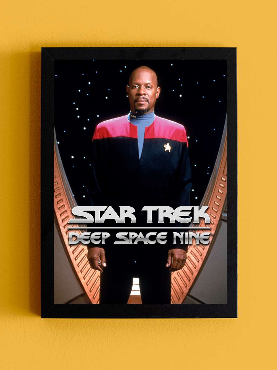 Star Trek: Deep Space Nine Dizi Tablo Siyah Çerçeveli Dizi Poster Duvar Tablo