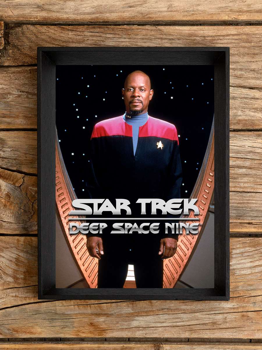 Star Trek: Deep Space Nine Dizi Tablo Siyah Çerçeveli Dizi Poster Duvar Tablo