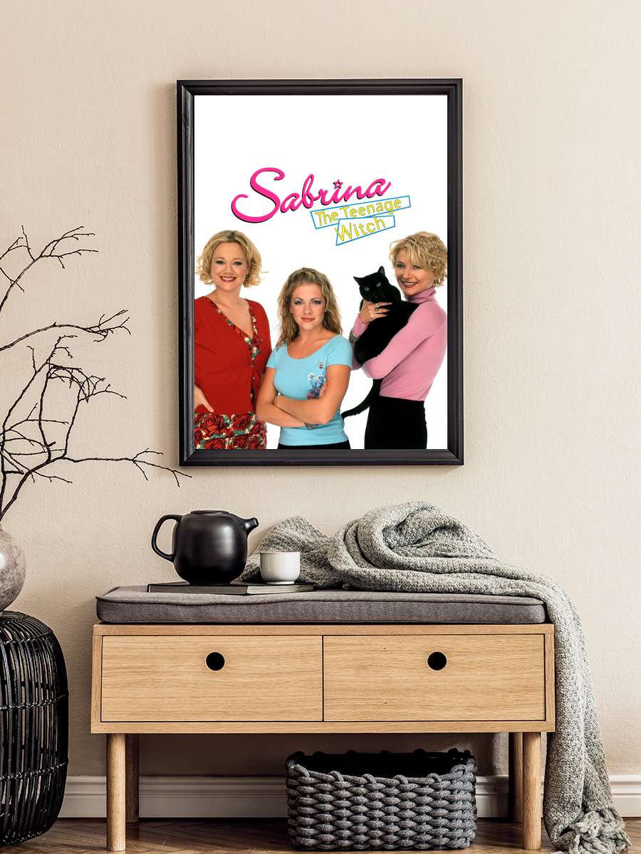 Sabrina, the Teenage Witch Dizi Tablo Siyah Çerçeveli Dizi Poster Duvar Tablo