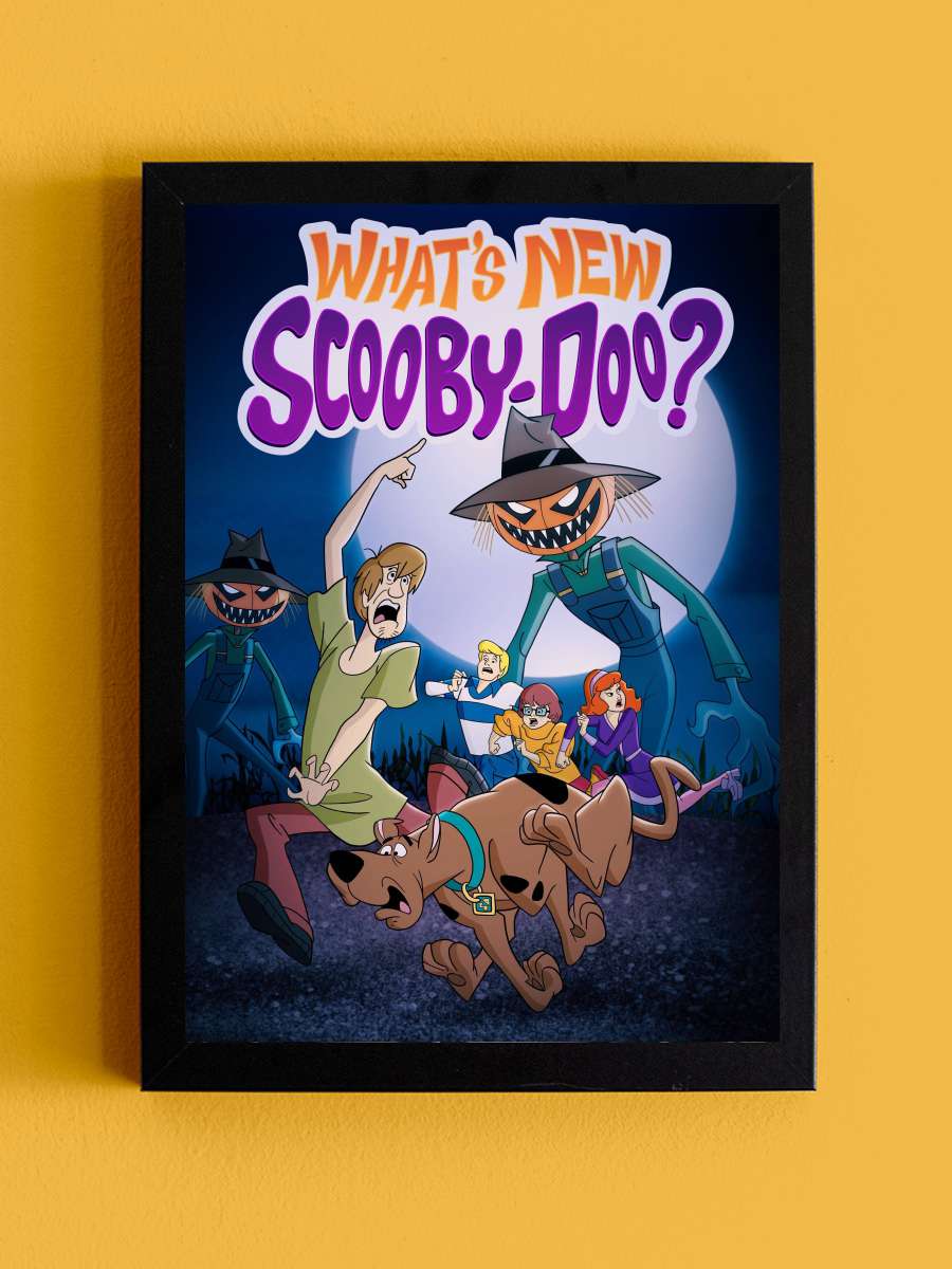 What's New, Scooby-Doo? Dizi Tablo Siyah Çerçeveli Dizi Poster Duvar Tablo