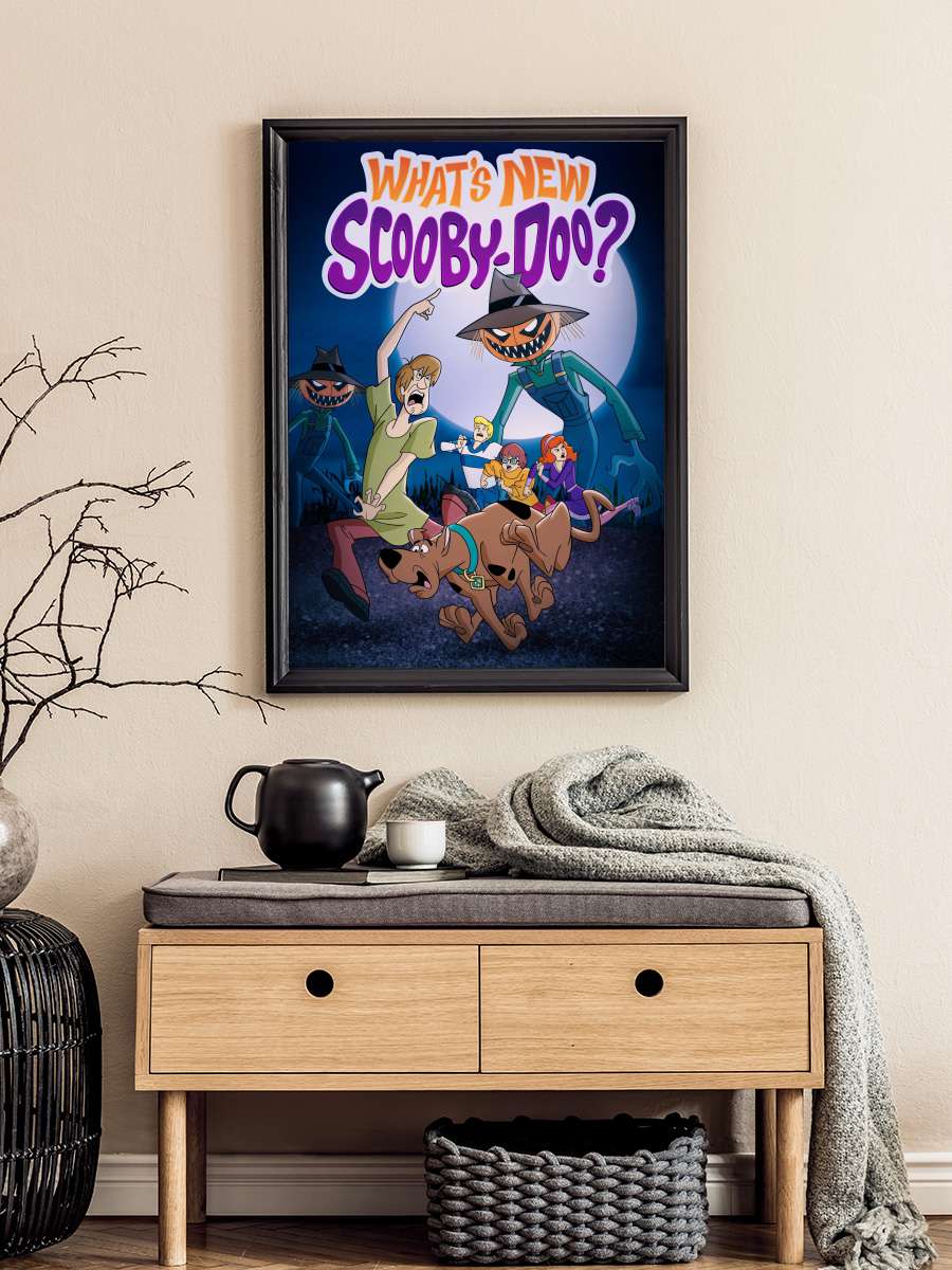 What's New, Scooby-Doo? Dizi Tablo Siyah Çerçeveli Dizi Poster Duvar Tablo