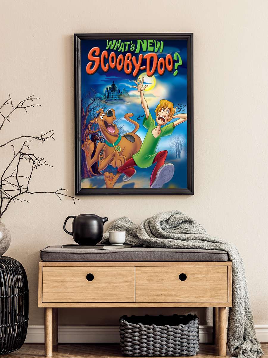 What's New, Scooby-Doo? Dizi Tablo Siyah Çerçeveli Dizi Poster Duvar Tablo