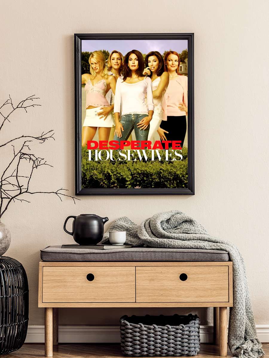 Desperate Housewives Dizi Tablo Siyah Çerçeveli Dizi Poster Duvar Tablo